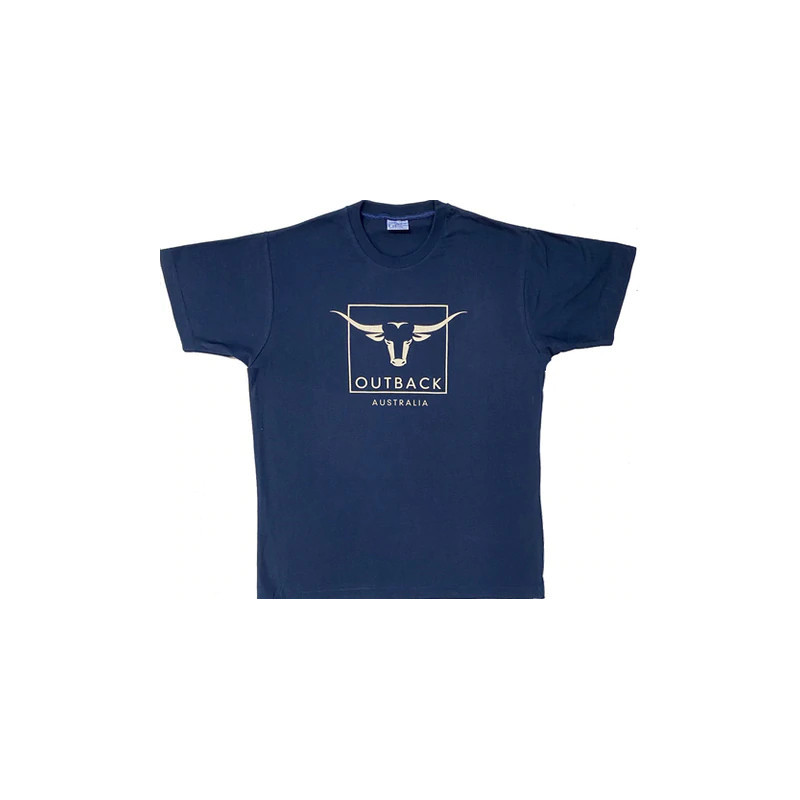 CTB Outback Cattle - Adult T-shirt Navy Blue