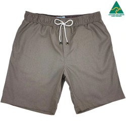 Bahamas Cotton/Linen Taupe Short - Brown