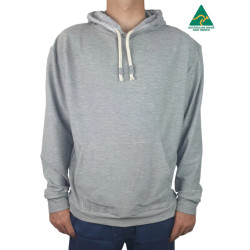 Grey Cotton Hoodie